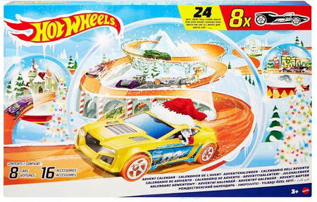Hot Wheels Kalendarz Adwentowy Z Zabawkami HTG00