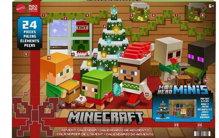 Mattel Minecraft Kalendarz Adwentowy Z Figurkami  HND33