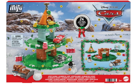 Mattel Disney Kalendarz Adwentowy Auta HXT34