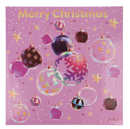 Zmile Advent Calendar Kalendarz Adwentowy Z Kosmetykami Christmas Balls 1478