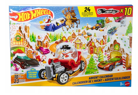 Hot Wheels Kalendarz Adwentowy Z Zabawkami JCB47