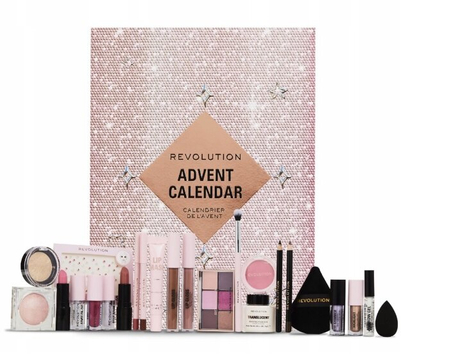 Makeup Revolution Kalendarz Adwentowy Z Kosmetykami