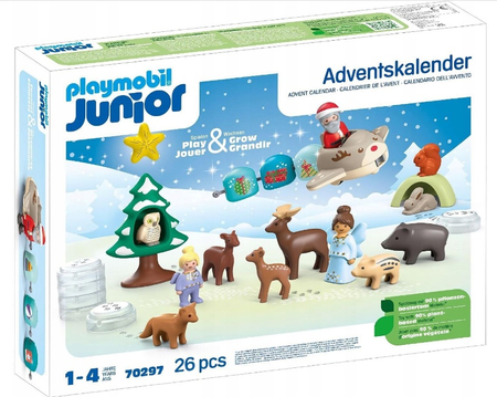 Playmobil Junior Kalendarz Adwentowy Boże Narodzenie 1-4 Lata 70297