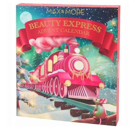Max&More Beauty Advent Calendar Kalendarz Adwentowy Z Kosmetykami Świąteczny Expres