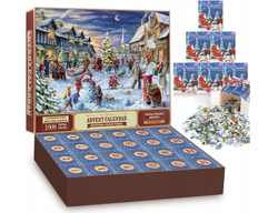 The Jigsaw Puzzle Kalendarz Adwentowy Z Puzlami Świąteczny Klimat