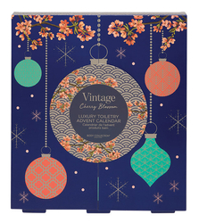 Body Collection Vintage Cherry Blossom Luxury Toiletry Advent Calendar Kalendarz Adwentowy Do Pielęgnacji Ciała 992616