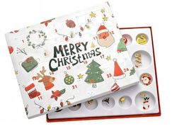 Kalendarz Adwentowy Bransoletka Z Zawieszkami