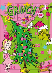 Grinch Kalendarz Adwentowy Z Ozdobami Do Włosów 