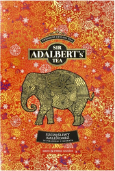 Adalbert's Kalendarz Adwentowy Premium Z Herbatą Szczęśliwy Kalendarz Czerwony