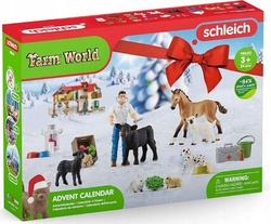 Schleich Kalendarz Adwentowy Farm World Świąteczna Farma 98643