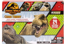 Mattel Kalendarz Adwentowy Park Jurajski Chaos Theory JBG37
