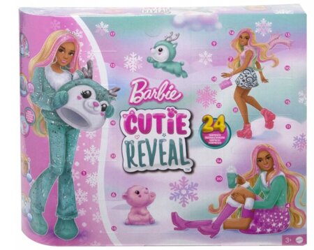 Mattel Barbie Cutie Reveal Kalednarz Adwentowy HJX76