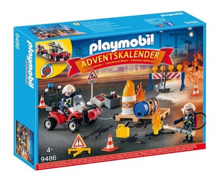 Playmobil Kalendarz Adwentowy Straż Pożarna 9486