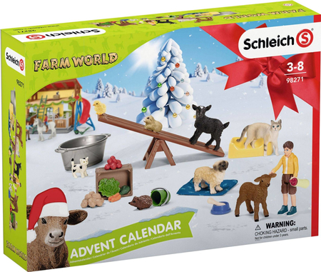 Schleich Kalendarz Adwentowy Farm World Świąteczna Farma 98271