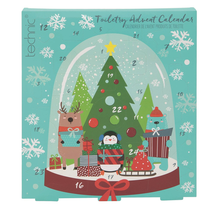 Technic Toiletry 2 Advent Calendar Kalendarz Adwentowy z Kosmetykami Do Pielęgnacji Ciała 993808